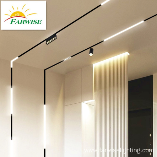 Low Voltage DC 48v Recessed Rail Magnetic Light